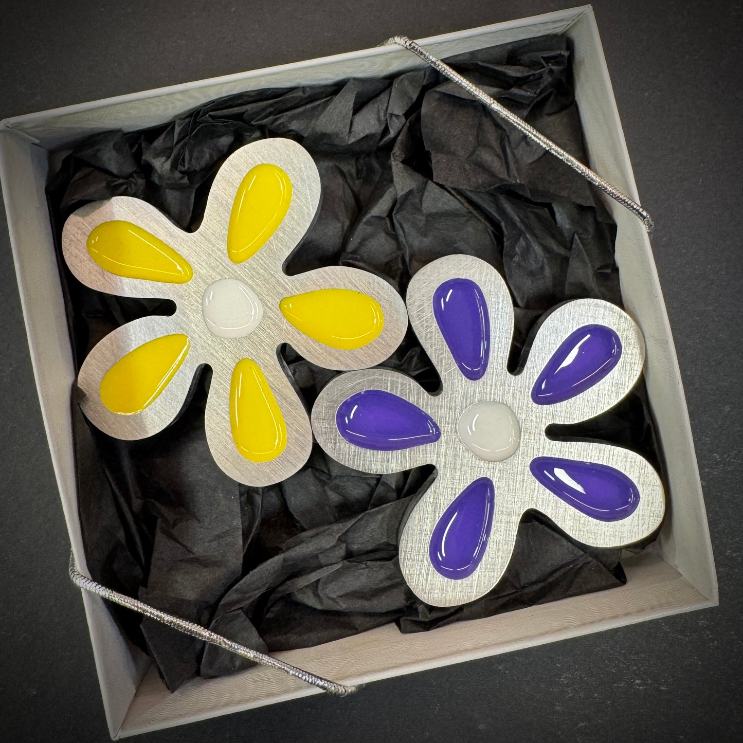 yellow & purple flower
