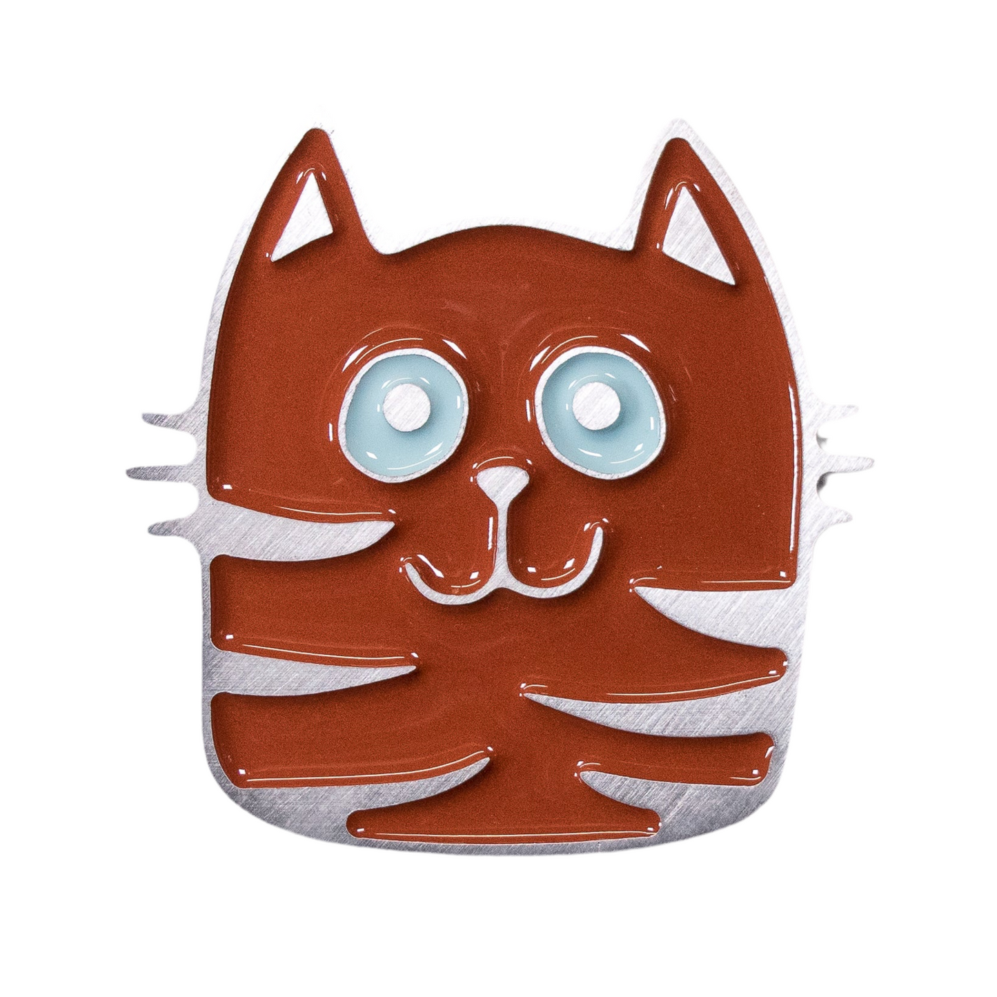 Cat Striped Magnet Orange