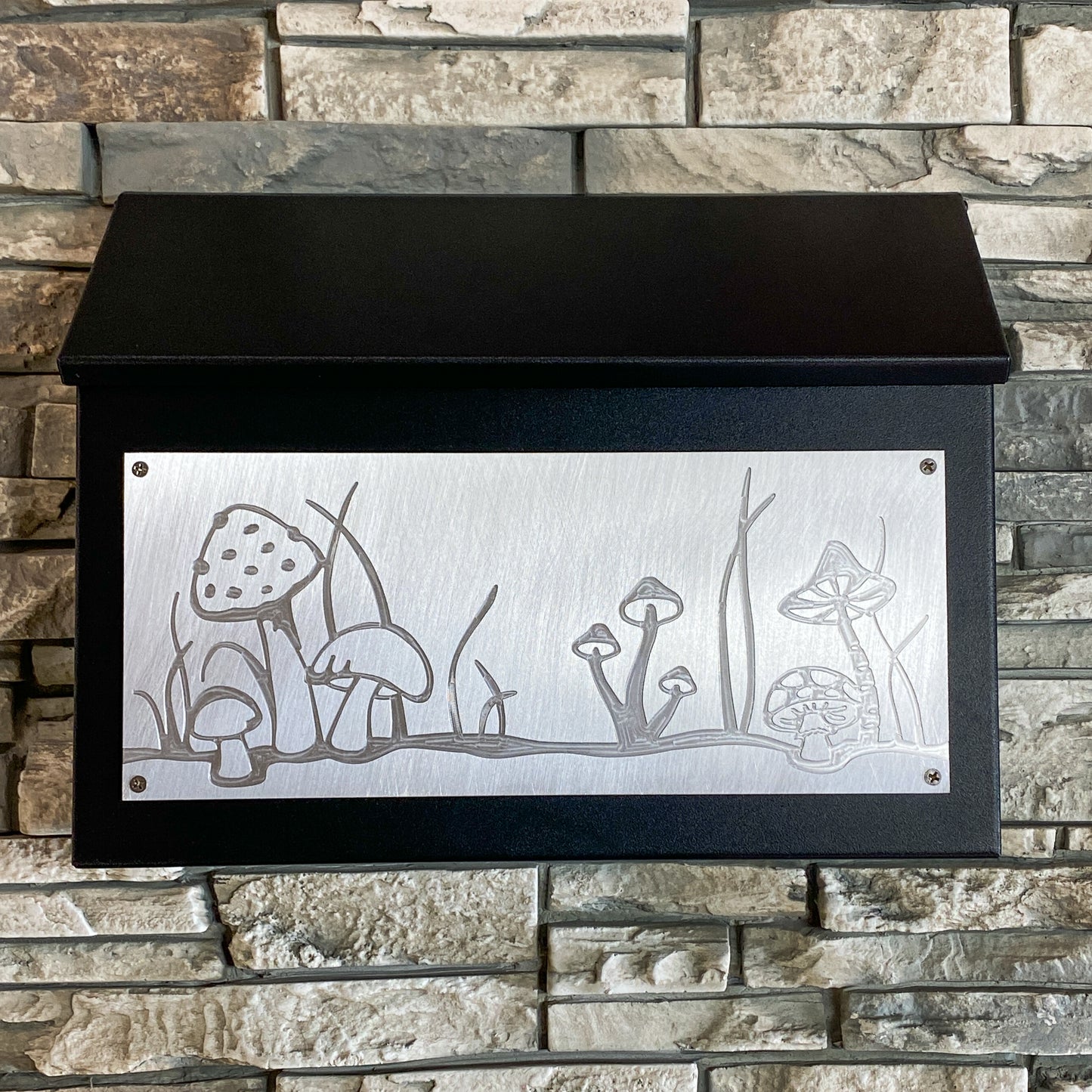 Mushroom Wall Mount Mailbox - Horizontal