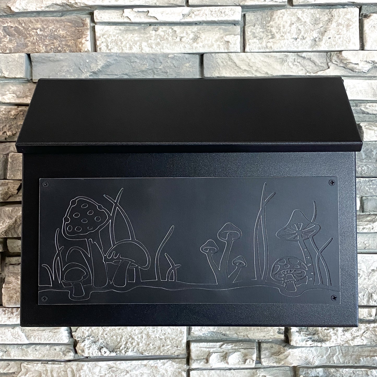Mushroom Wall Mount Mailbox - Horizontal