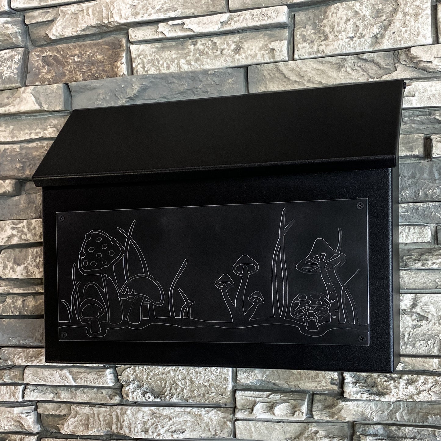 Mushroom Wall Mount Mailbox - Horizontal