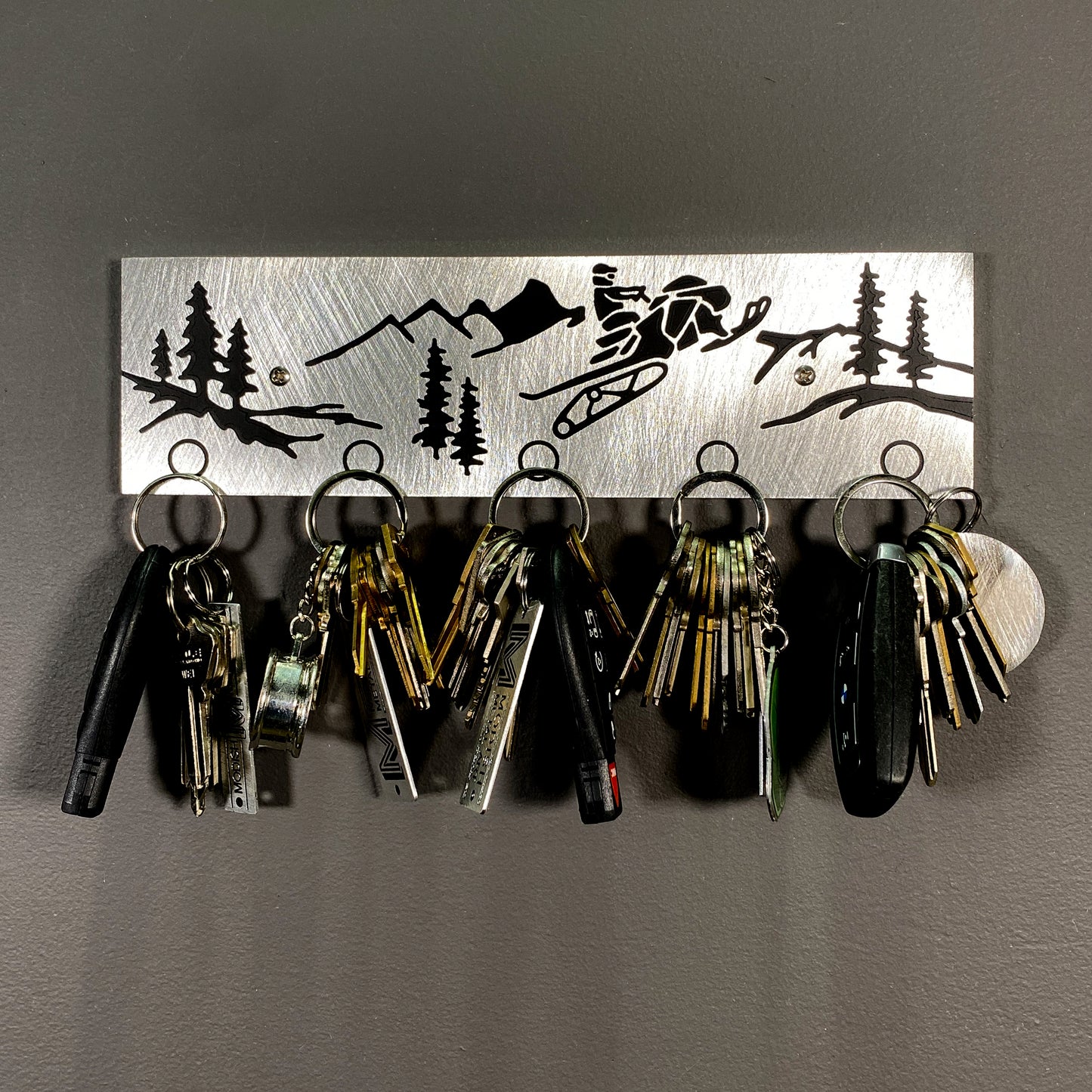 Snowmobile Magnetic Key Holder