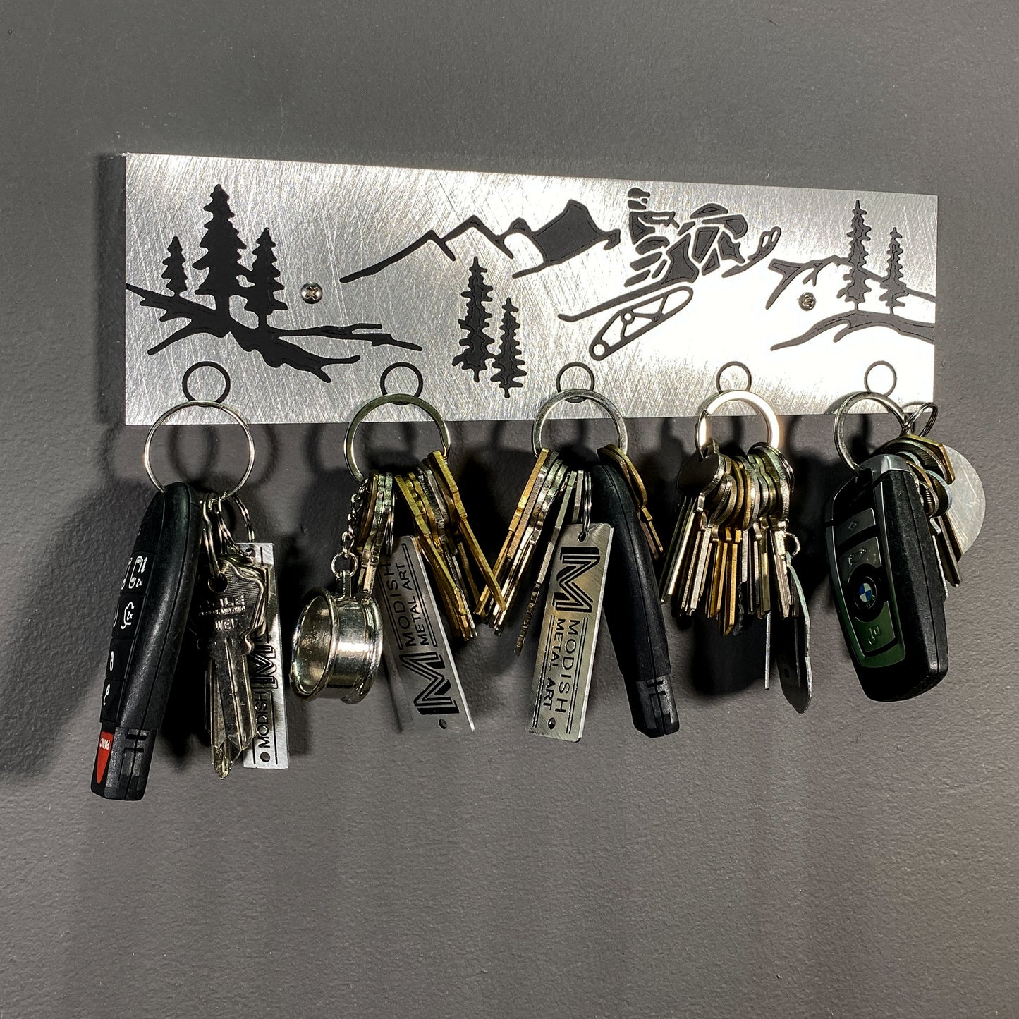 Snowmobile Magnetic Key Holder