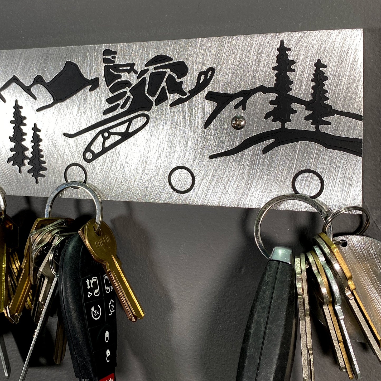 Snowmobile Magnetic Key Holder