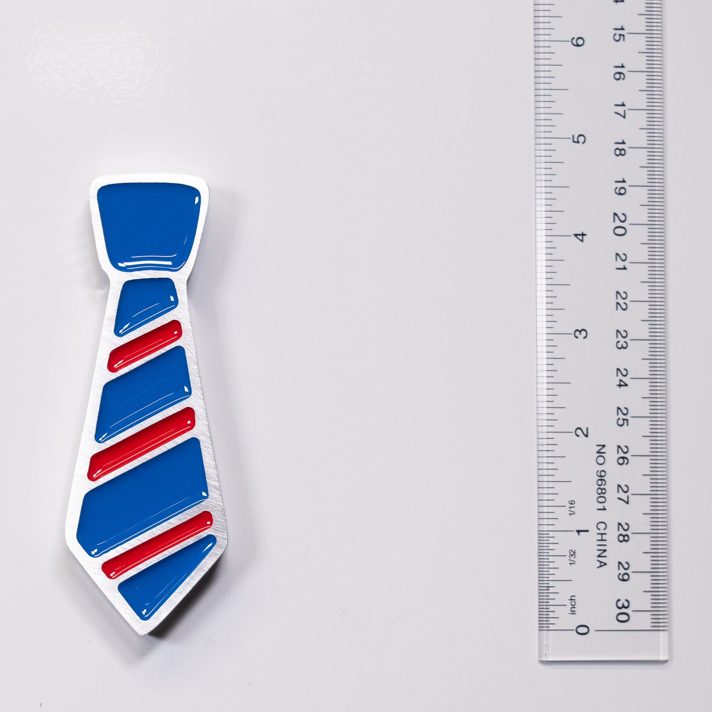Tie Magnet Red Stripes