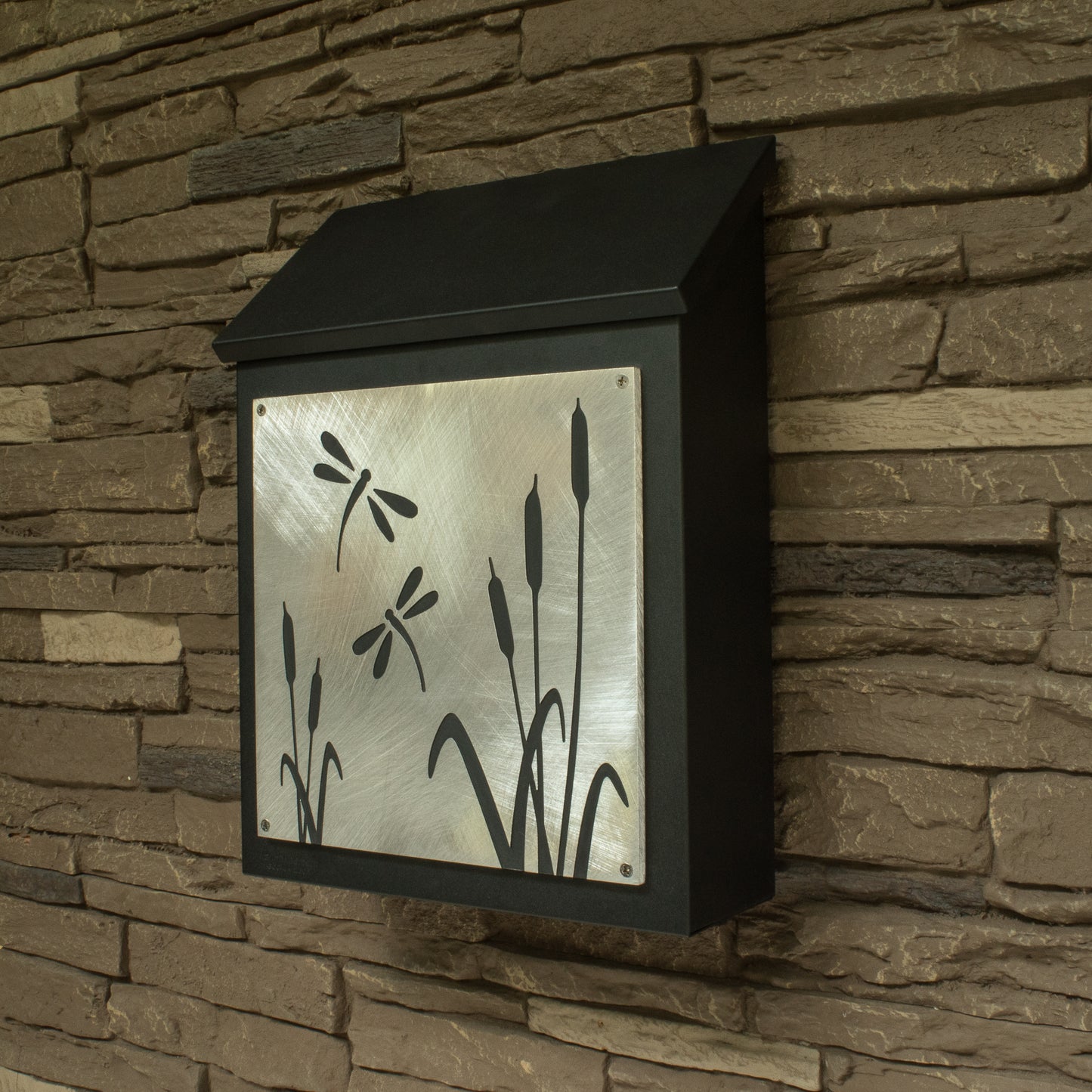Dragonfly Wall Mount Mailbox - Vertical