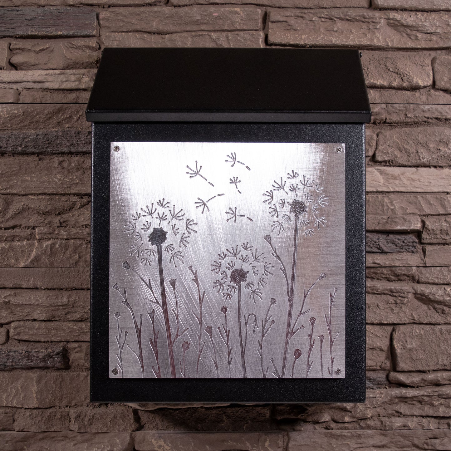 Dandelion Wall Mount Mailbox - Vertical