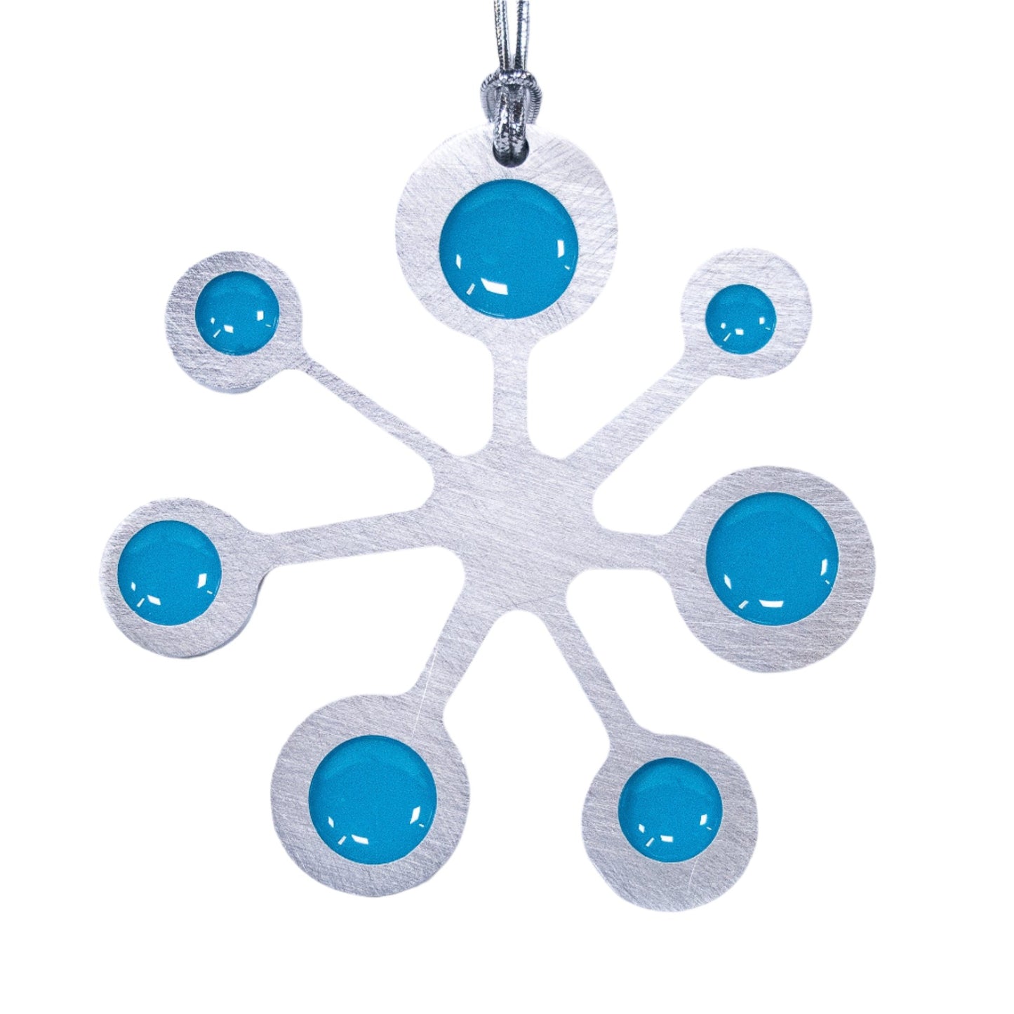 Snowflake Christmas Ornament Blue