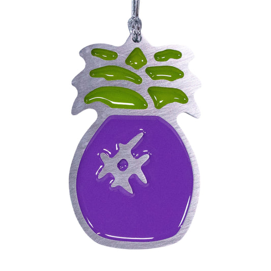 Pineapple Christmas Ornament Purple