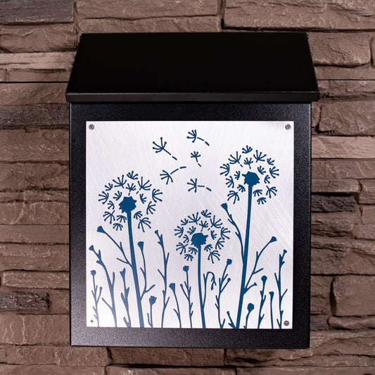 Dandelion Wall Mount Mailbox - Vertical
