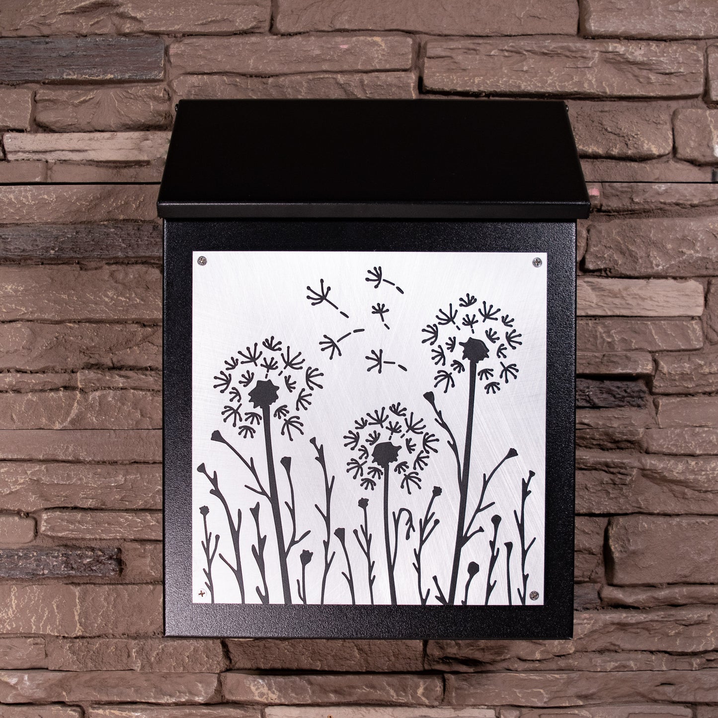 Dandelion Wall Mount Mailbox - Vertical