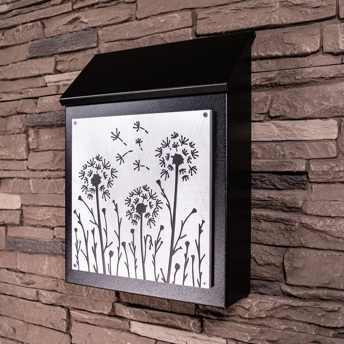 Dandelion Wall Mount Mailbox - Vertical