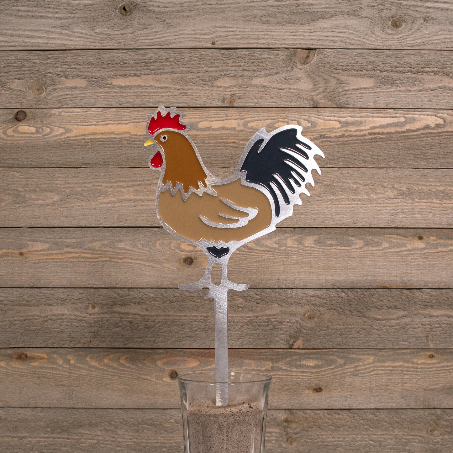 Rooster Garden Art