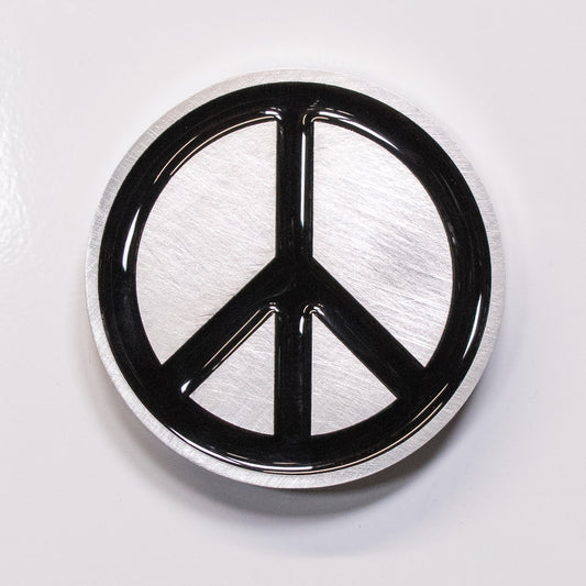 Peace Sign Magnet Black