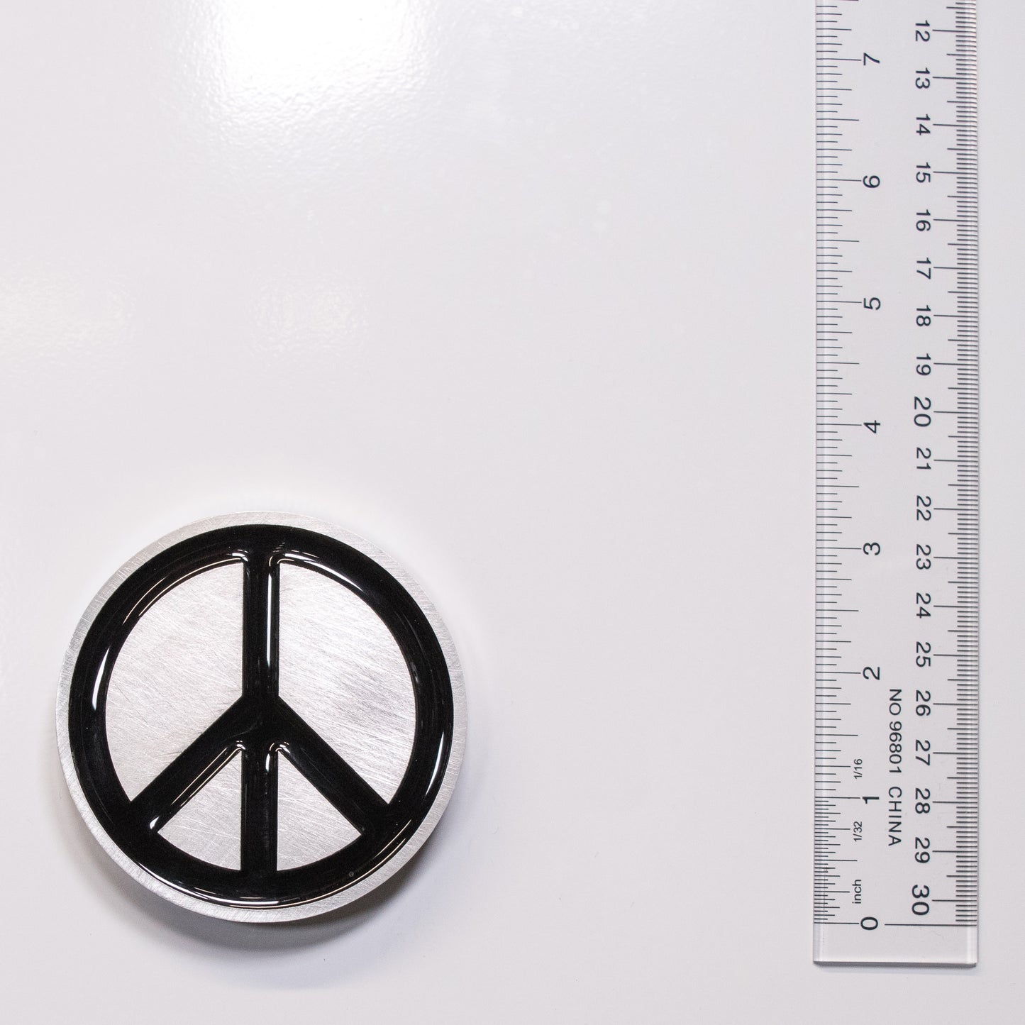 Peace Sign Magnet Black