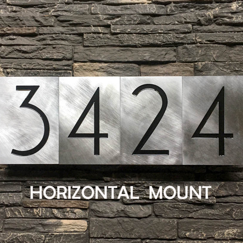 House Number Mounting Bar (Optional)
