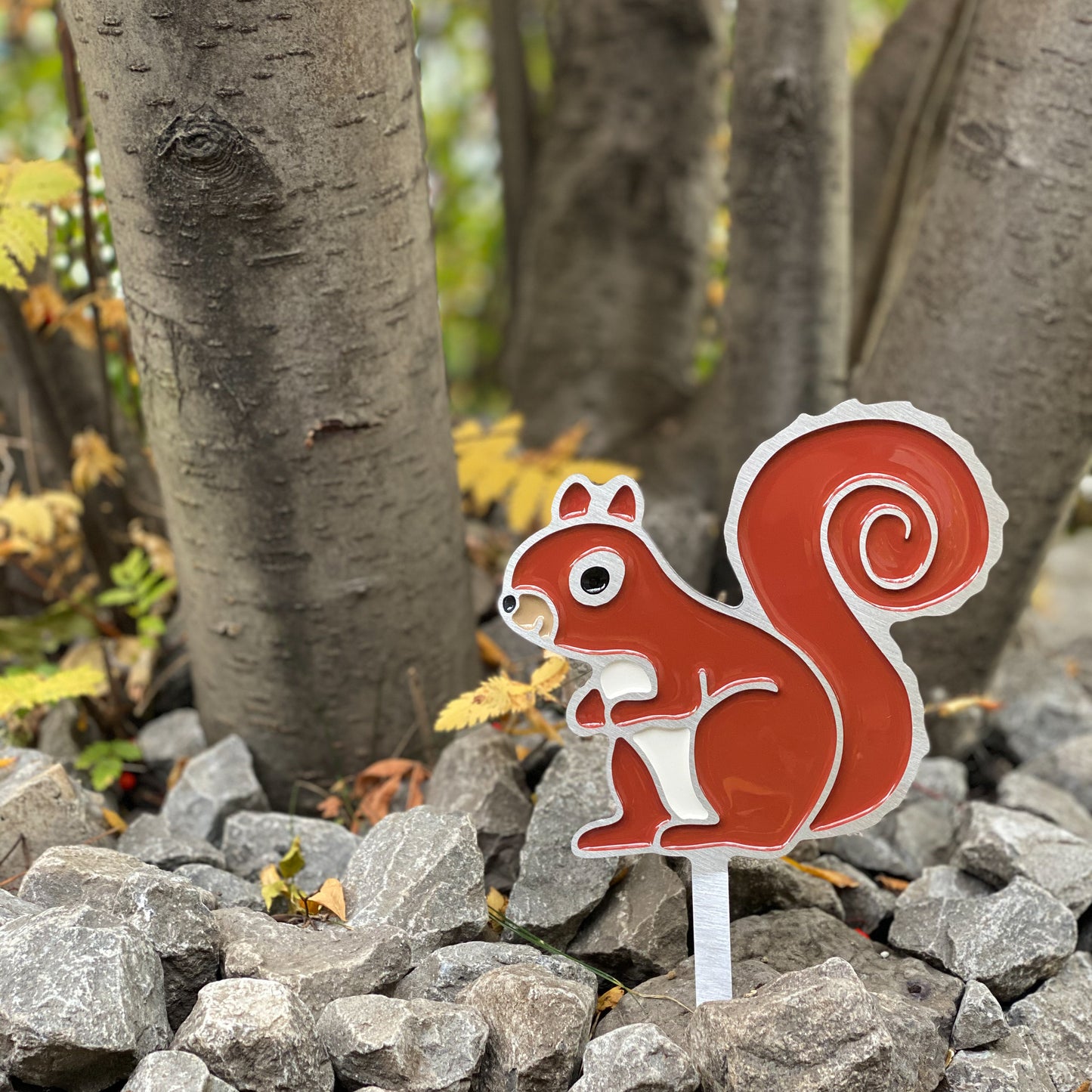 Squirrel Garden Art