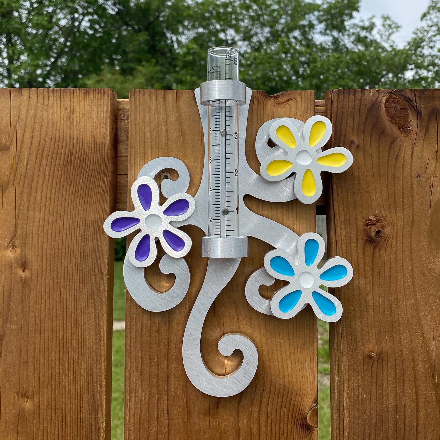 Flower Rain Gauge