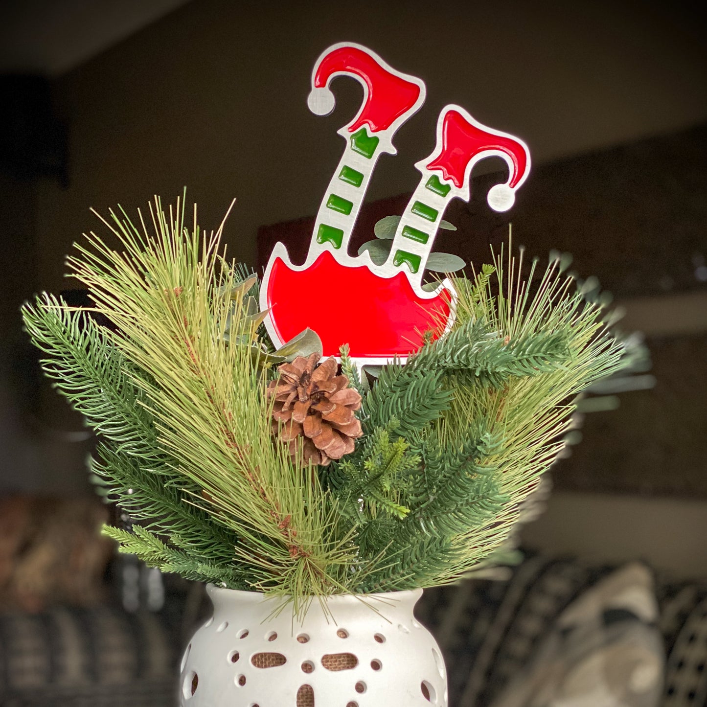 Christmas Elf Garden Art