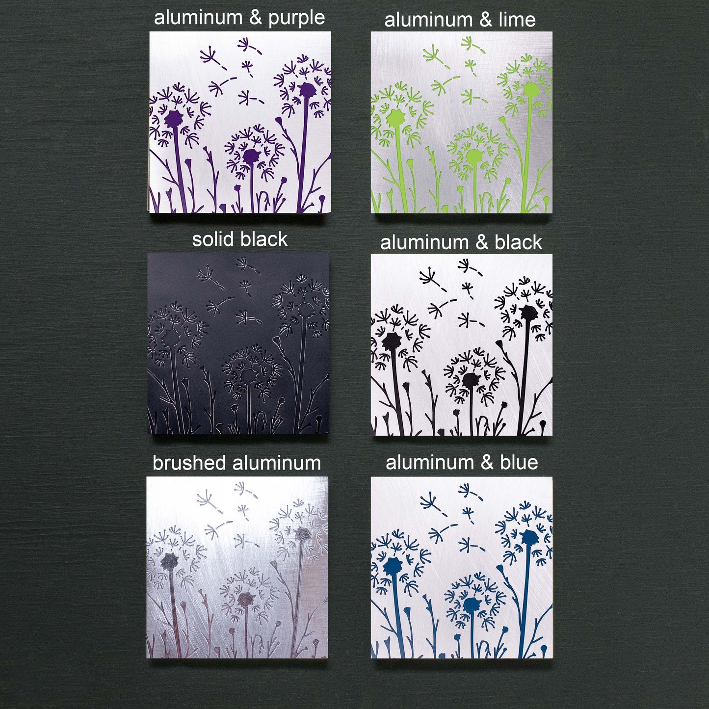 Dandelion Wall Mount Mailbox - Vertical