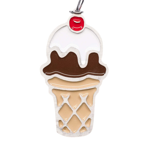 Ice Cream Christmas Ornament Chocolate