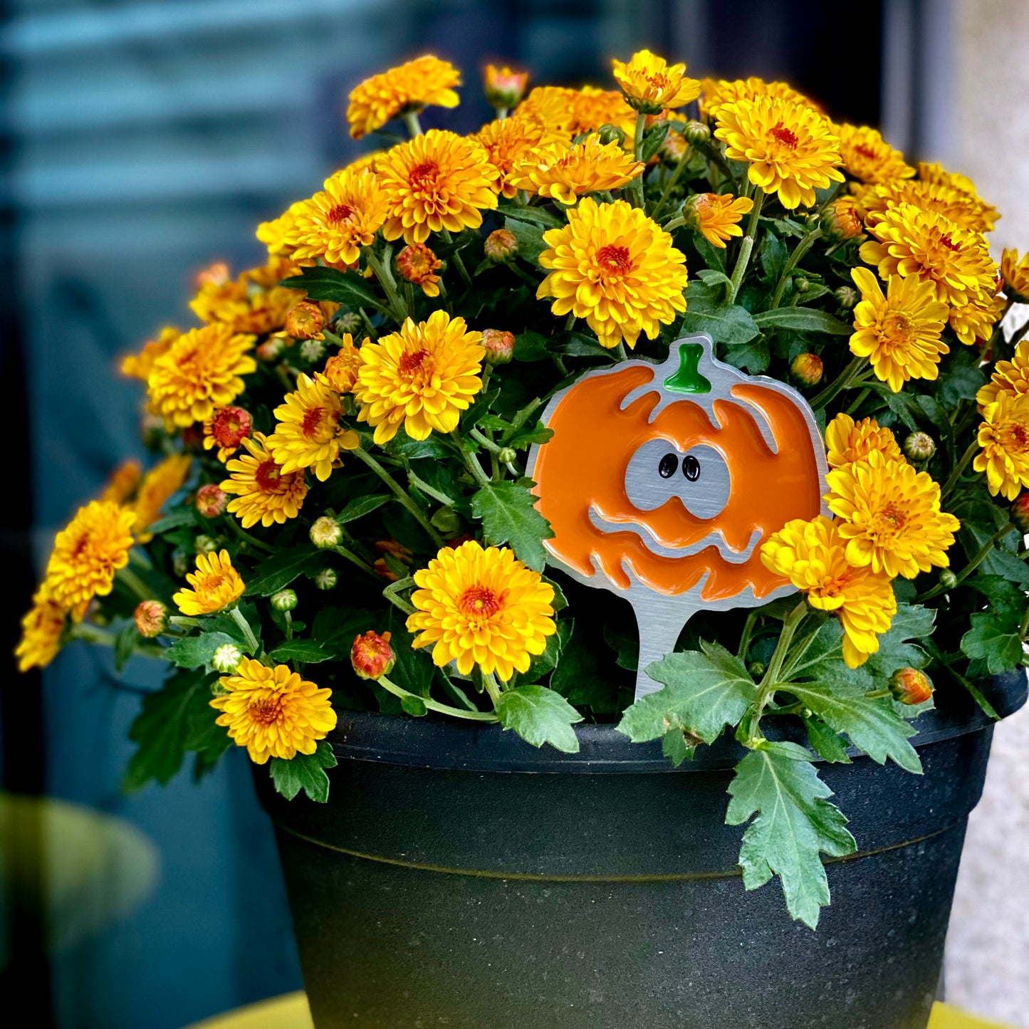 Pumpkin Planter Poke