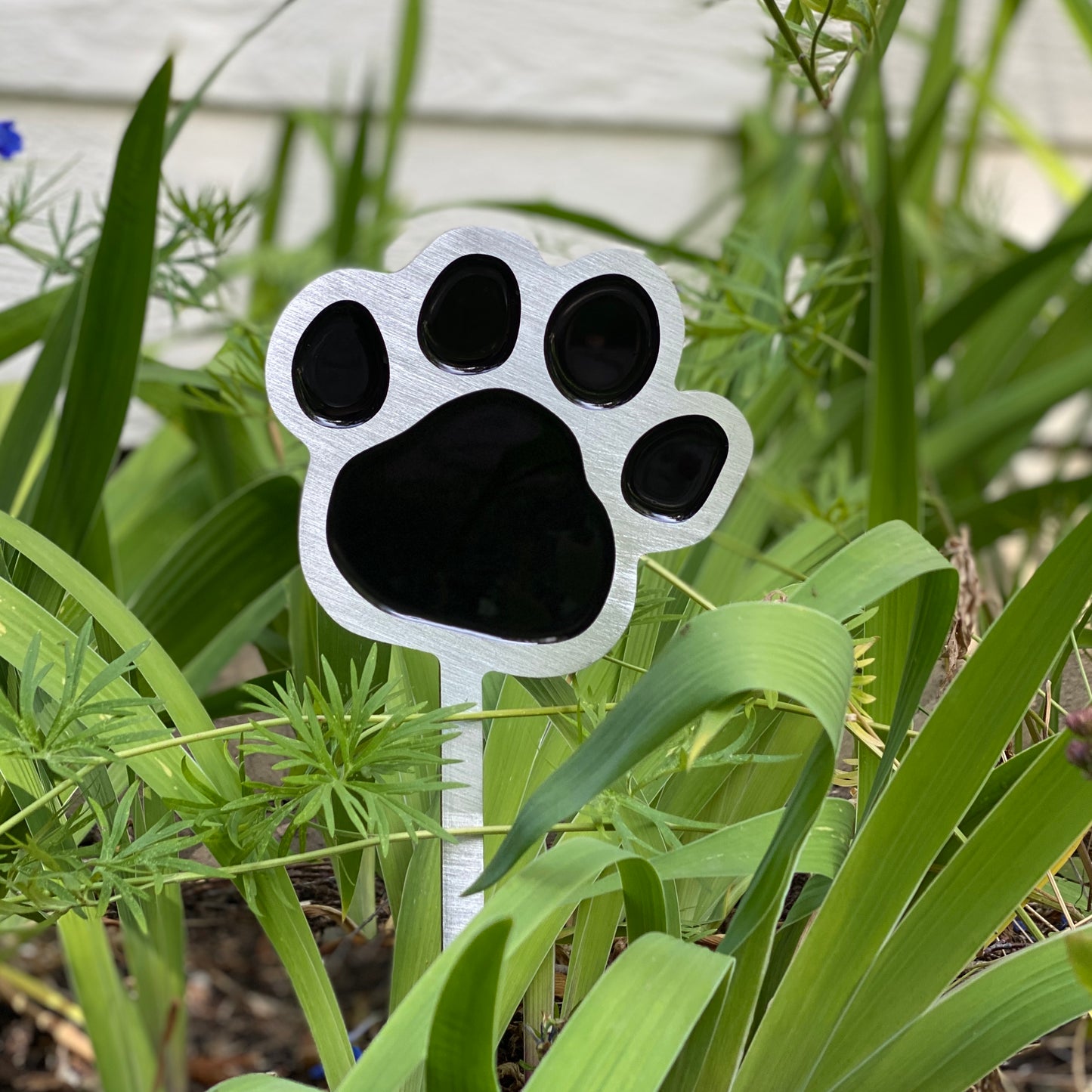 Paw Print Garden Art