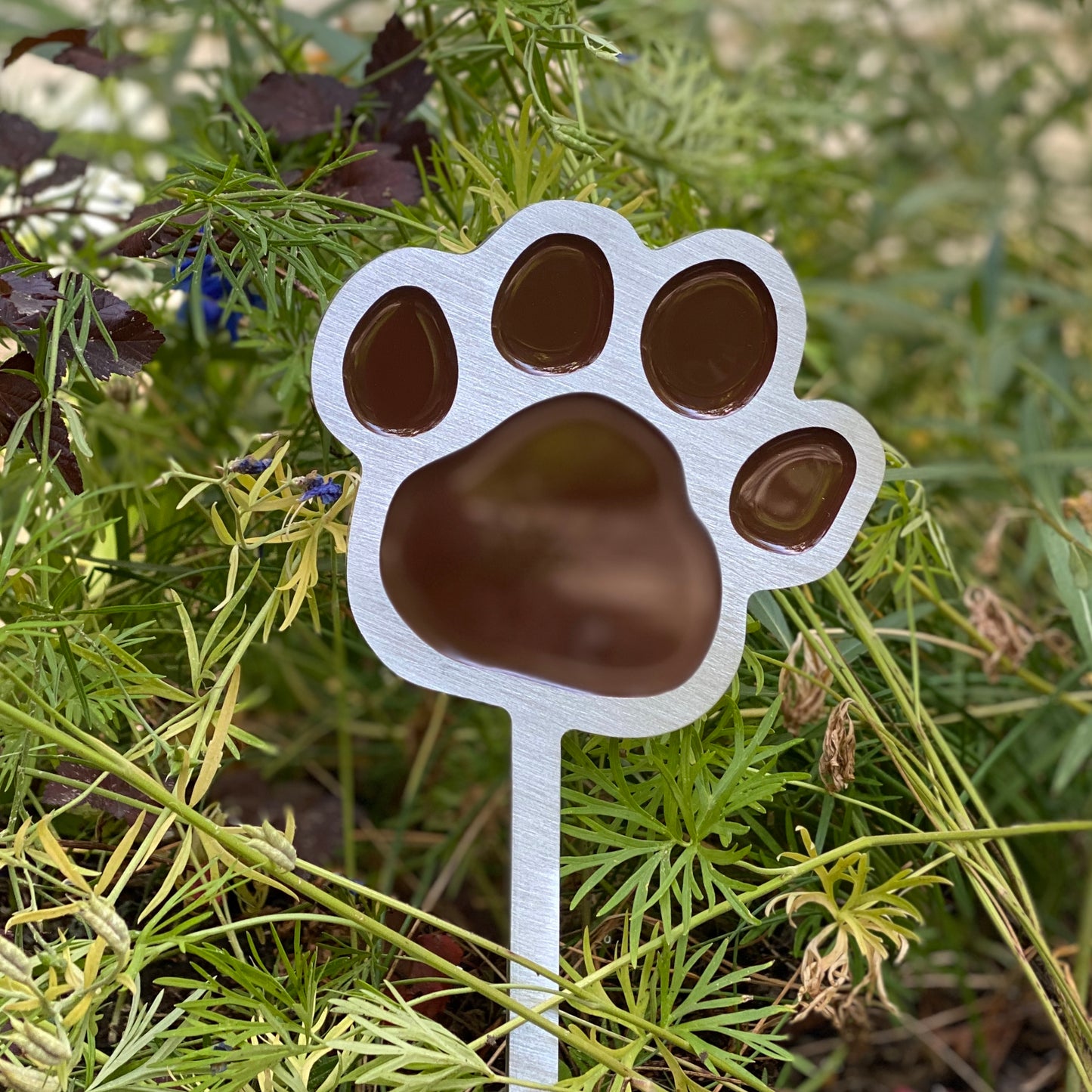 Paw Print Garden Art