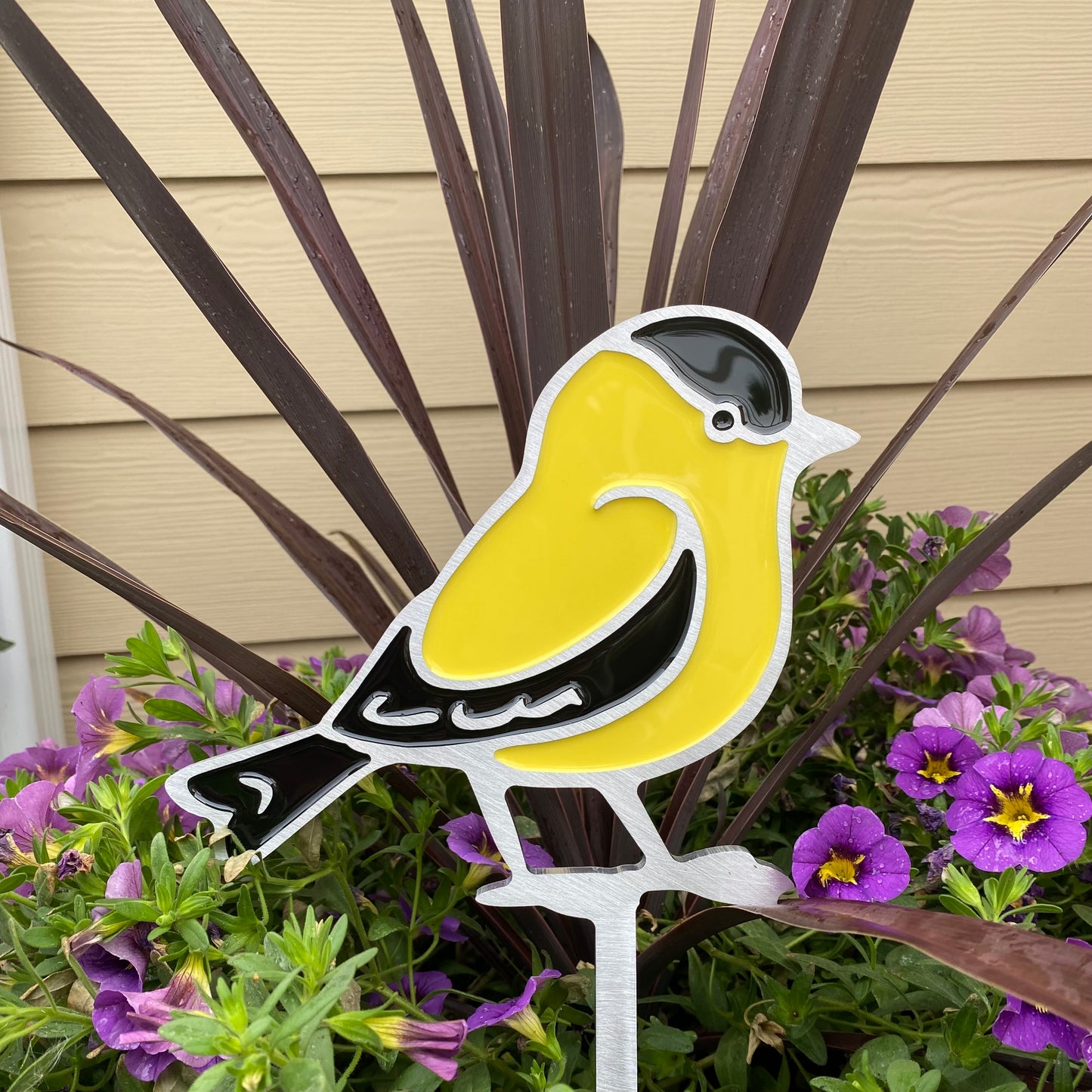 Goldfinch Garden Art