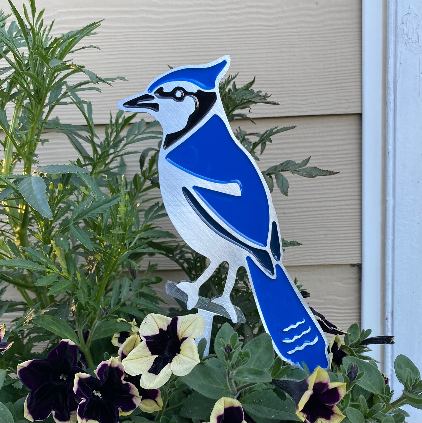 Blue Jay Garden Art