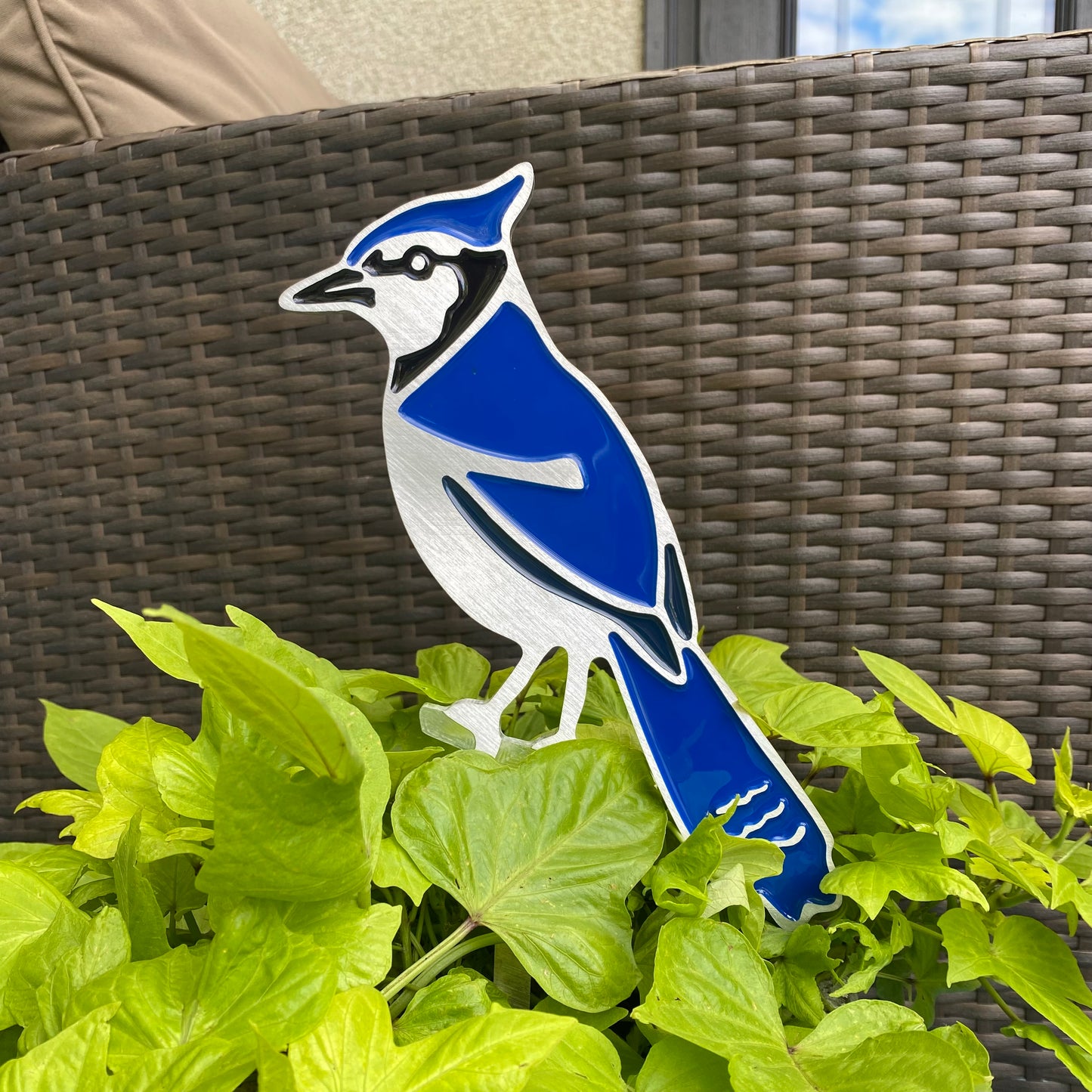 Blue Jay Garden Art