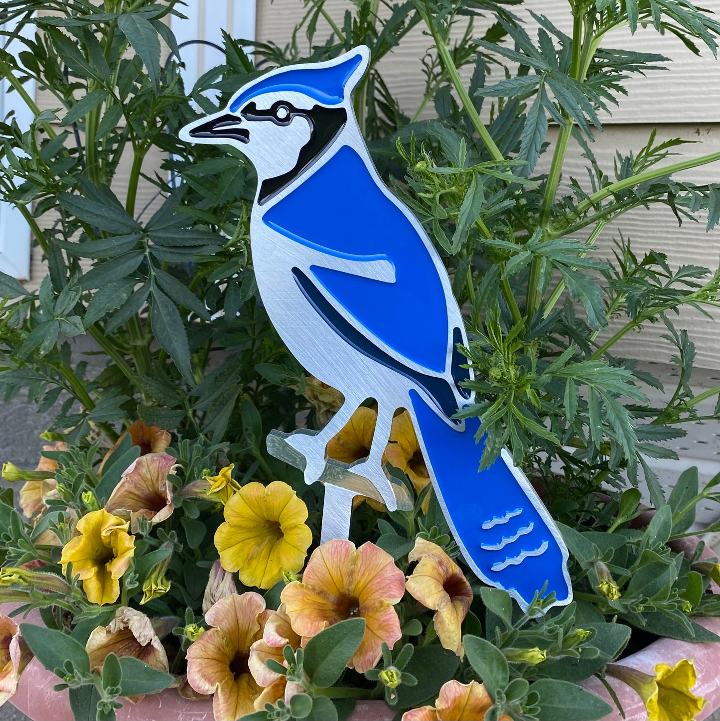 Blue Jay Garden Art