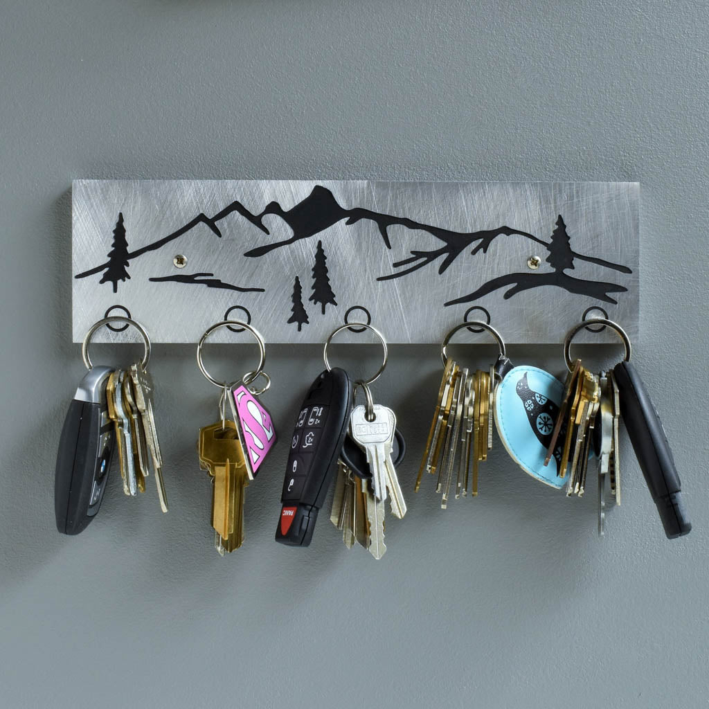 Mountain Scene Magnetic Key Holder