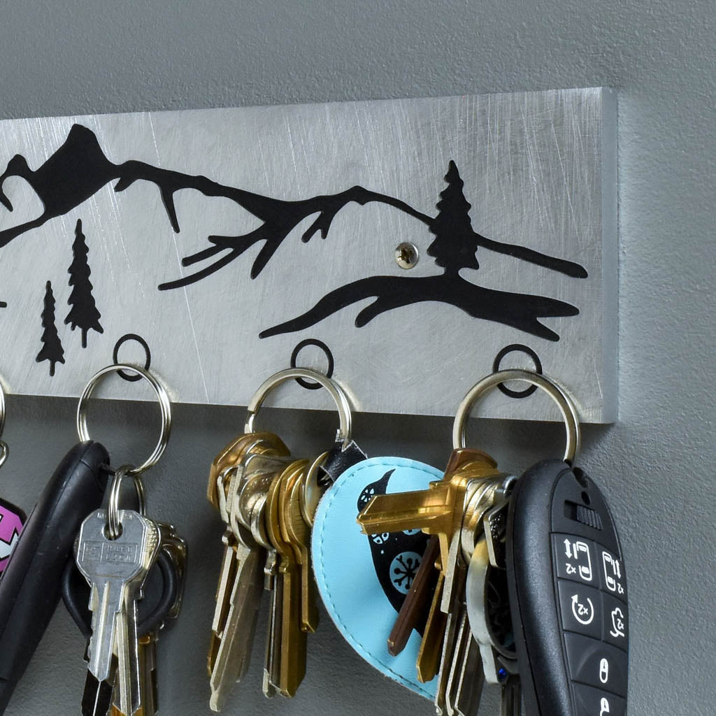 Mountain Scene Magnetic Key Holder