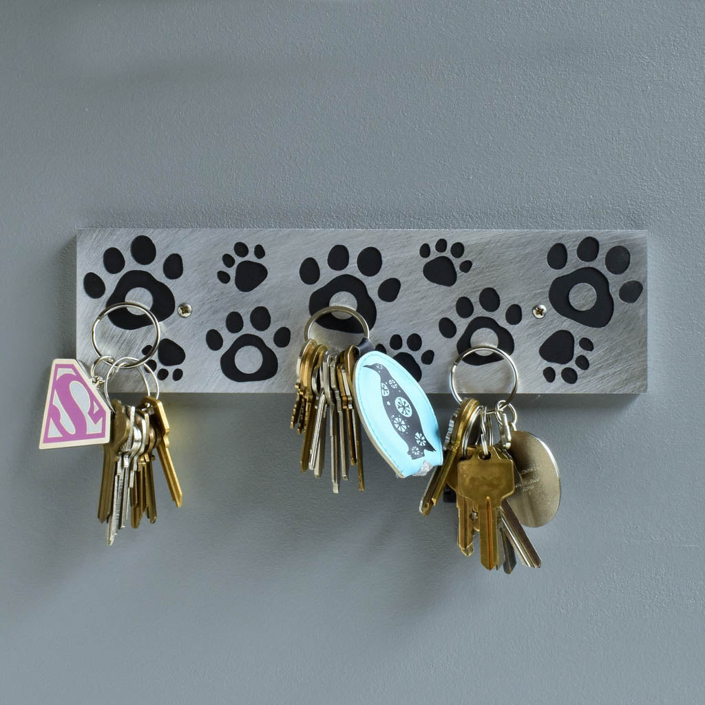 Paw Print Magnetic Key Holder