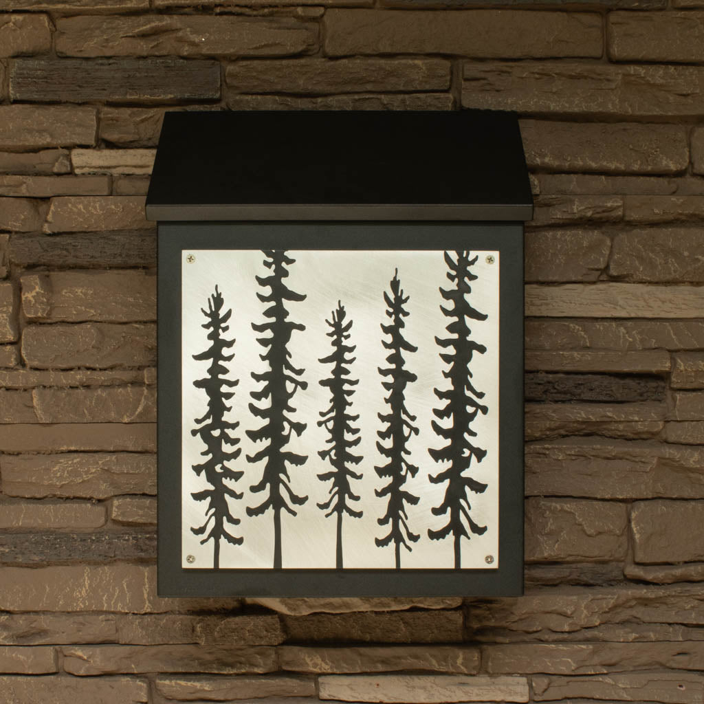 Sitka Spruce Wall Mount Mailbox