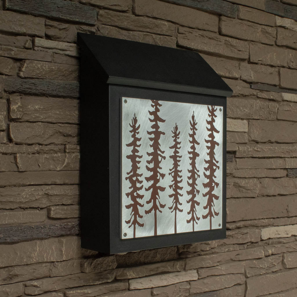 Sitka Spruce Wall Mount Mailbox