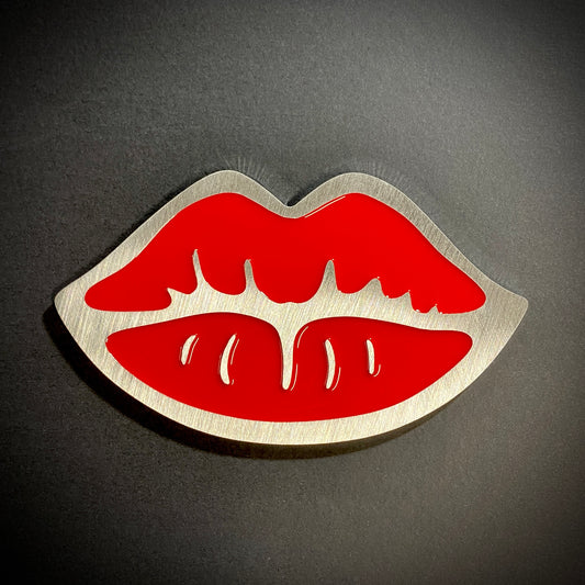 Red Lips Snowboard Stomp Pad