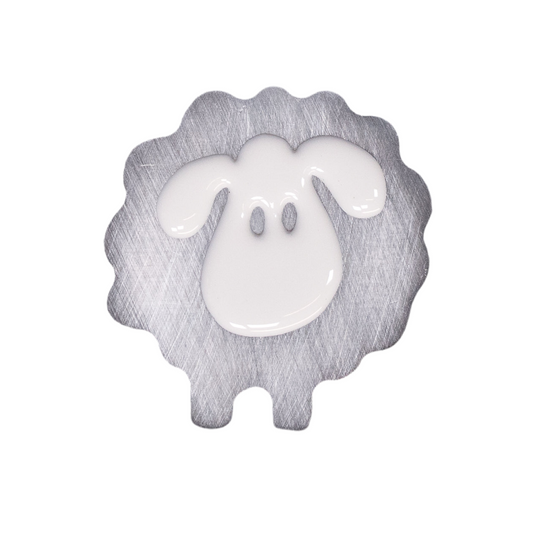 Sheep Magnet White