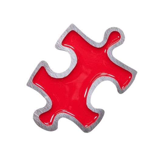 Puzzle Magnet Red