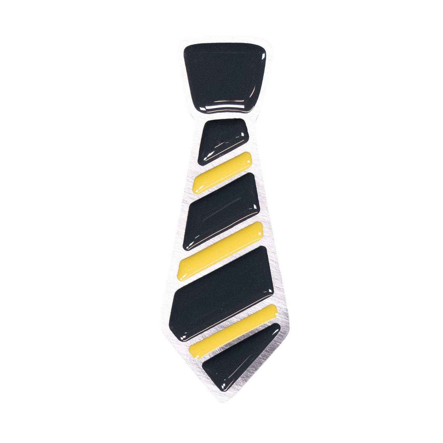 Tie Magnet Yellow Stripes