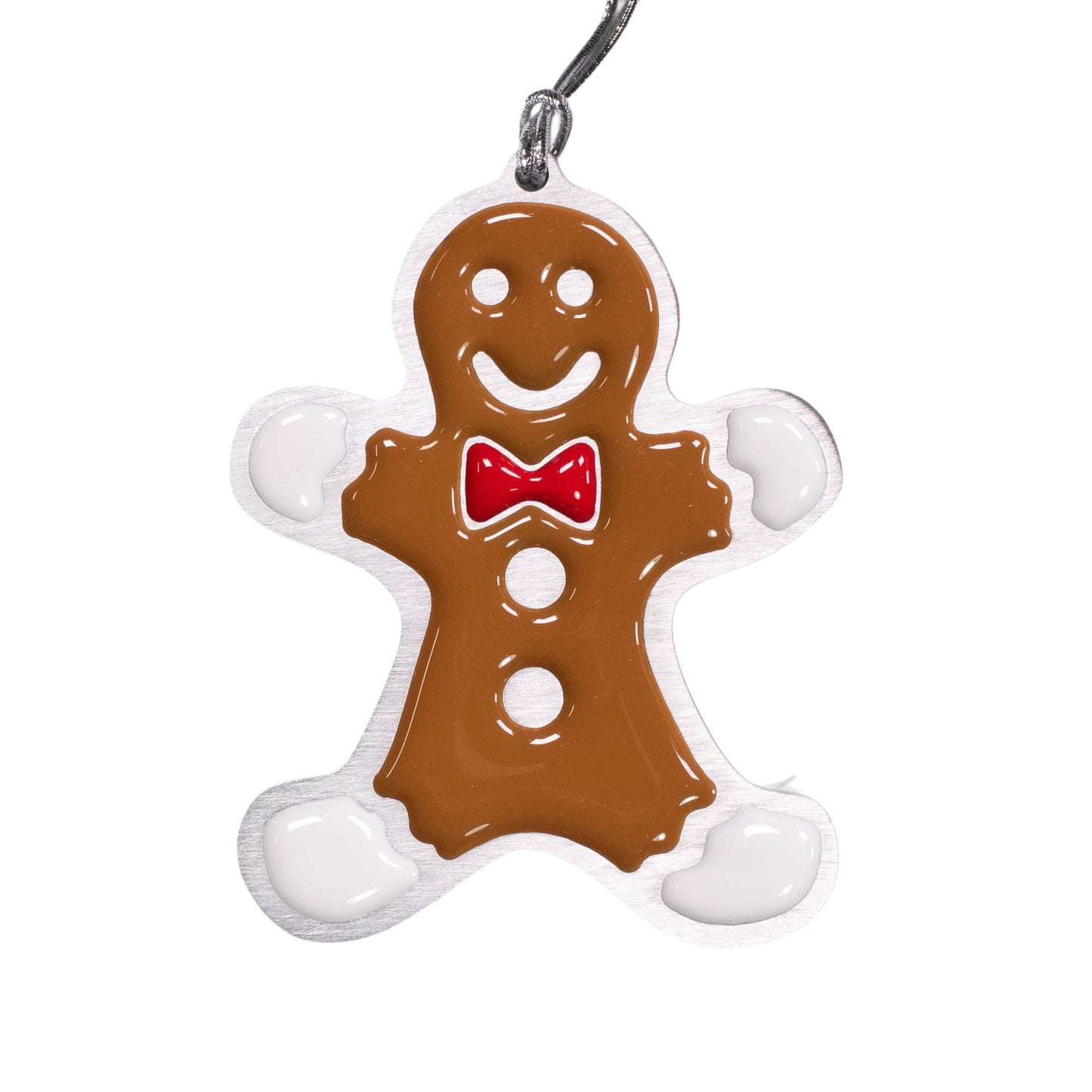 Gingerbread Christmas Ornament Red