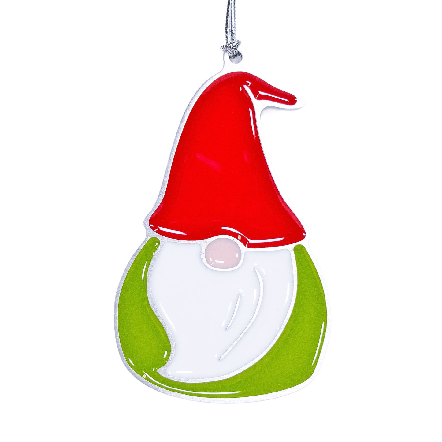 Gnome Christmas Ornament Red Green