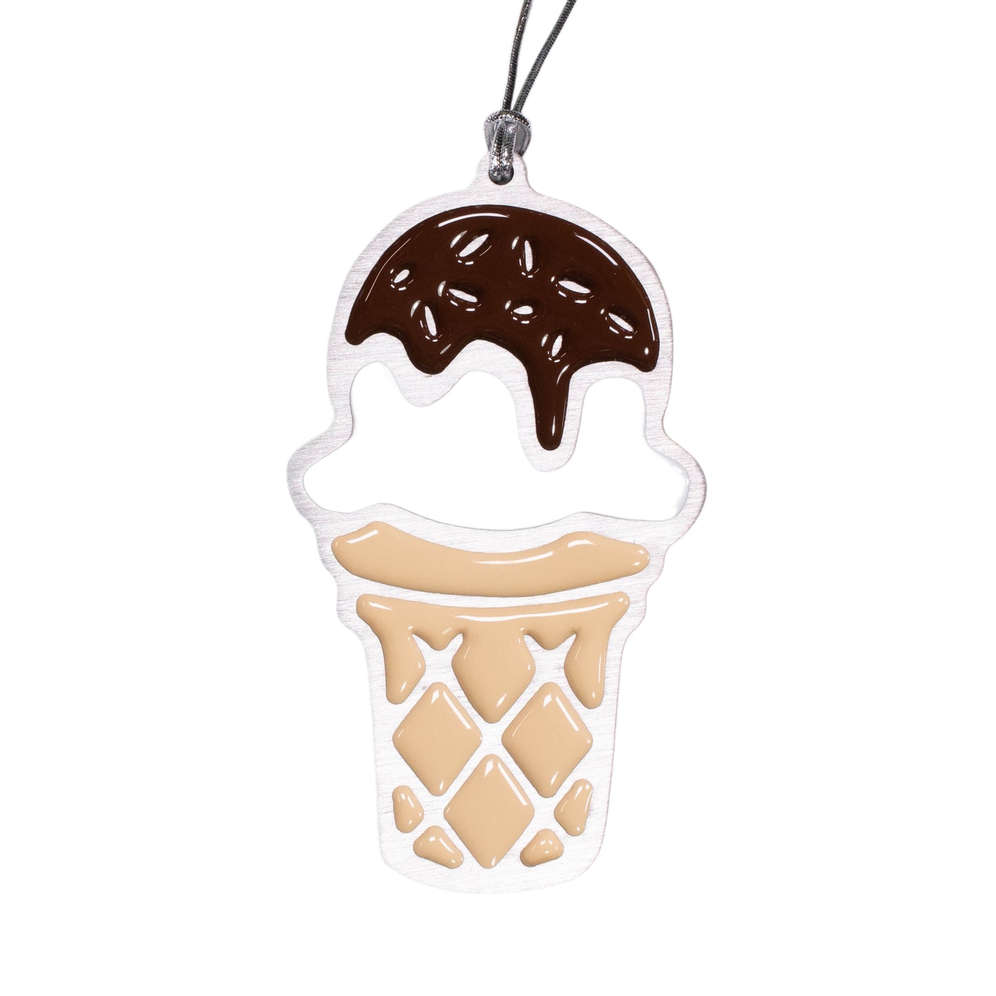 Ice Cream Christmas Ornament Chocolate Sprinkles