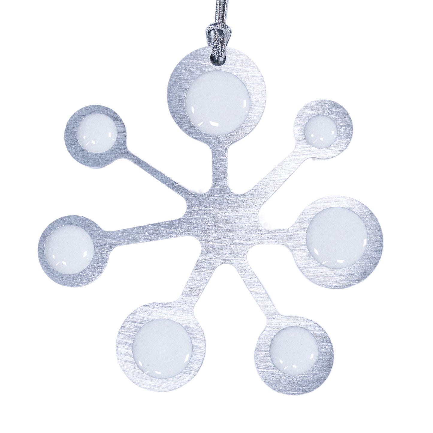 Snowflake Christmas Ornament White