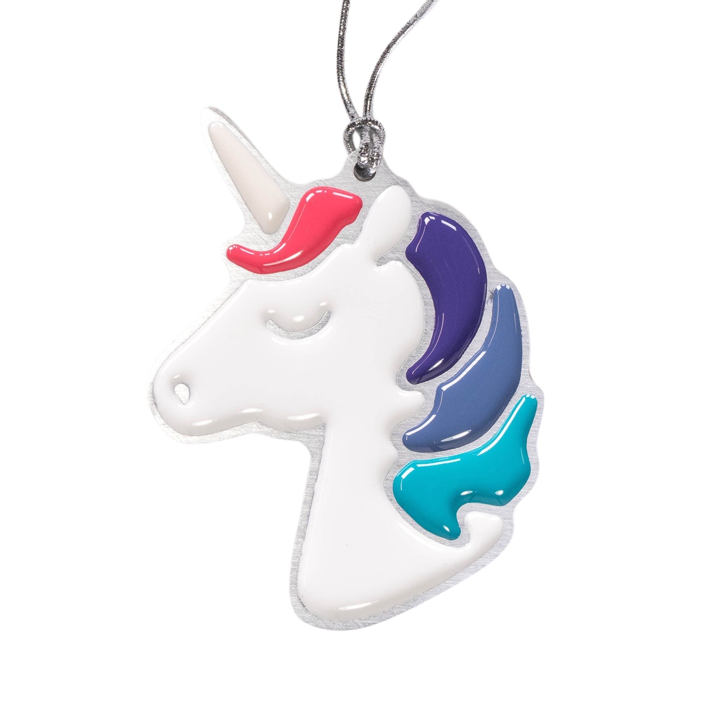 Unicorn Christmas Ornament Pink/Blue