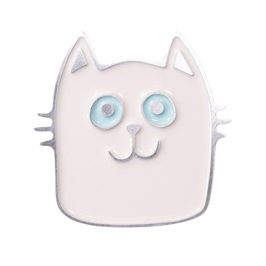Cat Magnet White