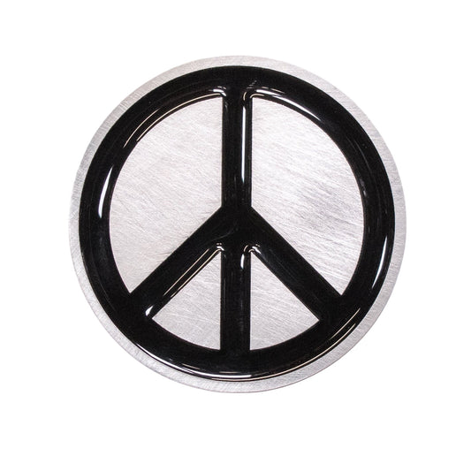 Peace Sign Magnet Black