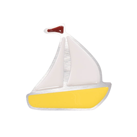 Sailboat Magnet Yellow