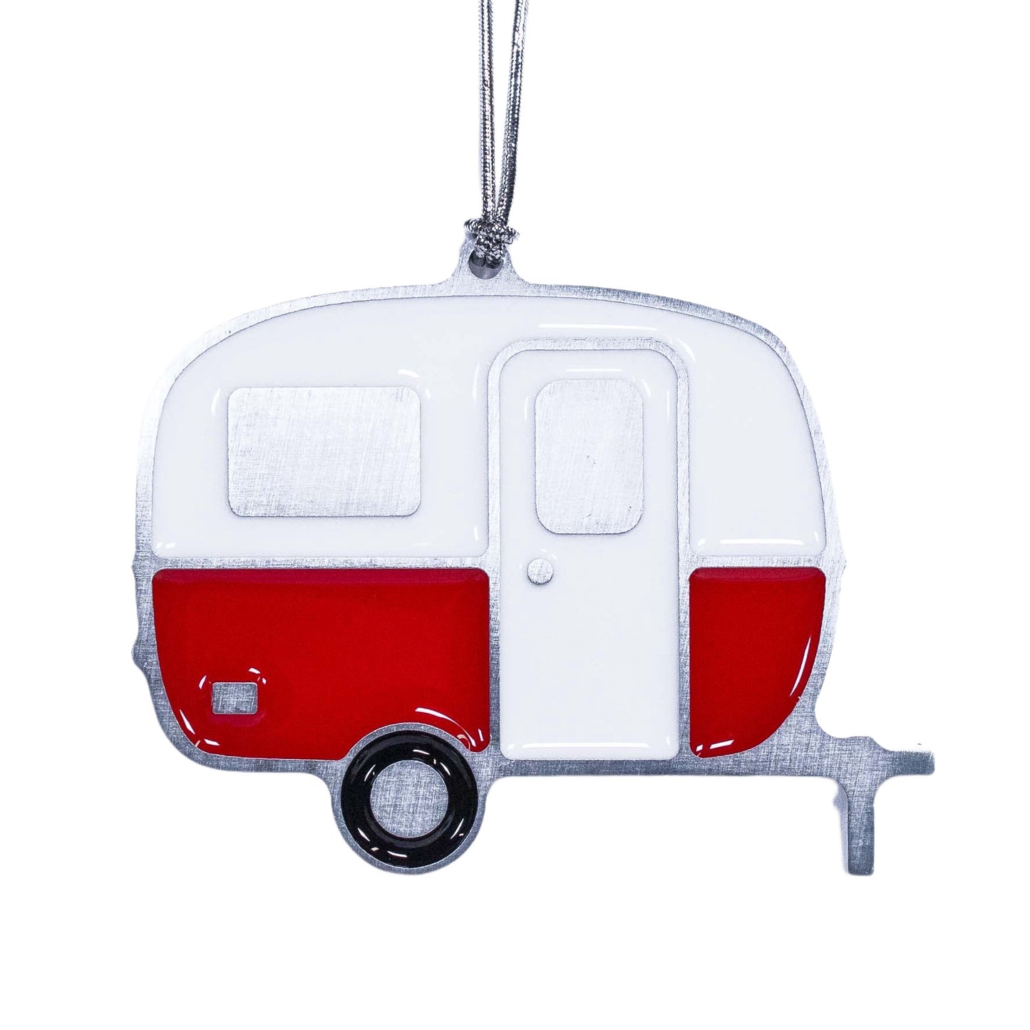 Boler Camper Christmas Ornament Red